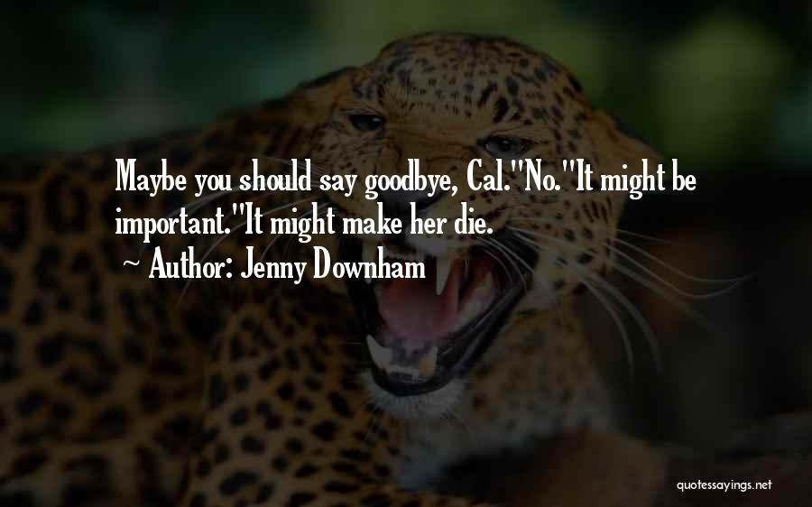 Death Sad Love Quotes By Jenny Downham