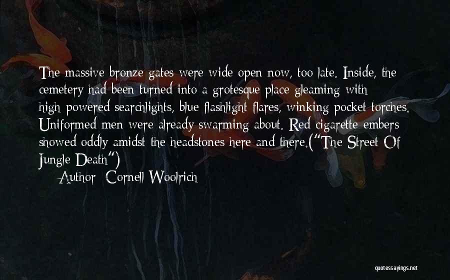 Death Scene Quotes By Cornell Woolrich