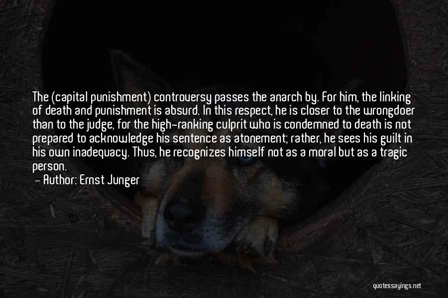 Death Sentence Quotes By Ernst Junger