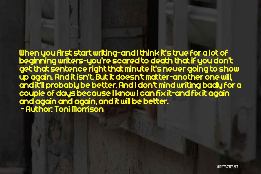 Death Sentence Quotes By Toni Morrison