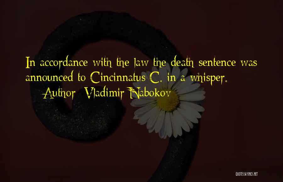 Death Sentence Quotes By Vladimir Nabokov