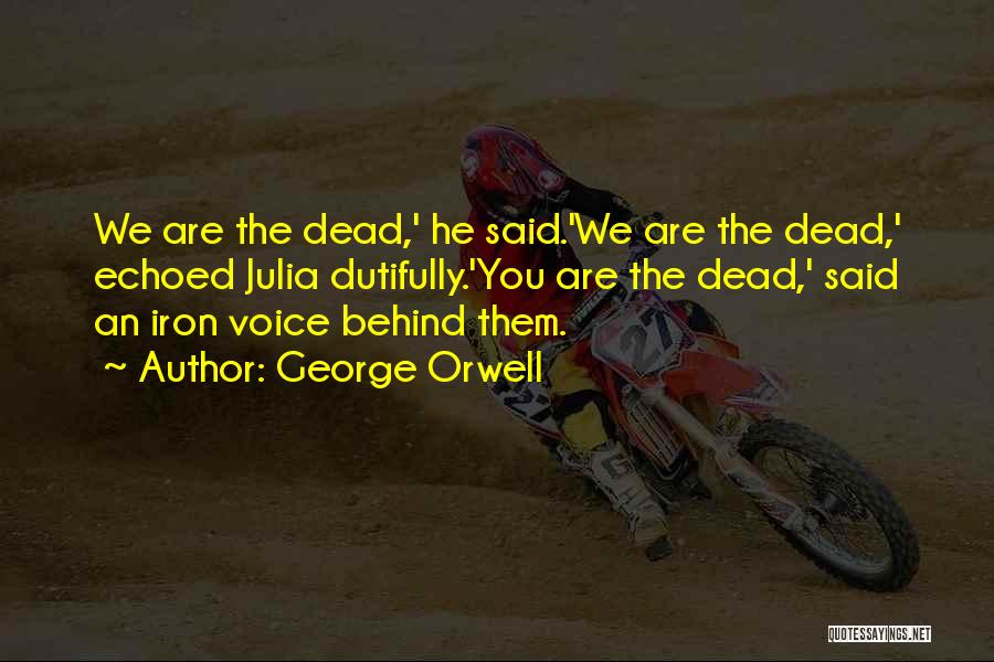 Death Shock Quotes By George Orwell