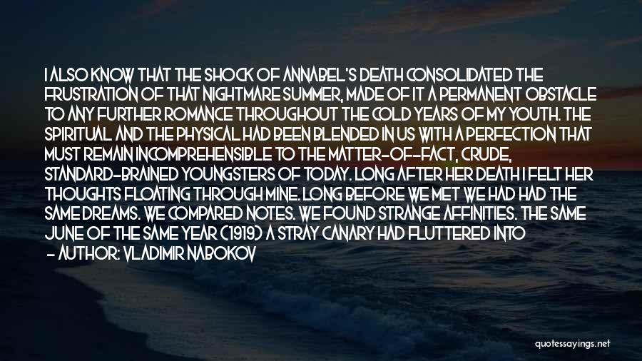 Death Shock Quotes By Vladimir Nabokov