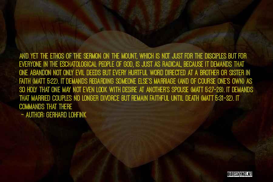 Death Sister Quotes By Gerhard Lohfink Death Sister Quotes By Gerhard Lohfink