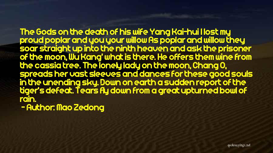 Death Sudden Quotes By Mao Zedong