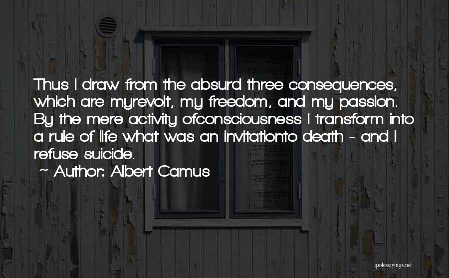 Death Suicide Quotes By Albert Camus