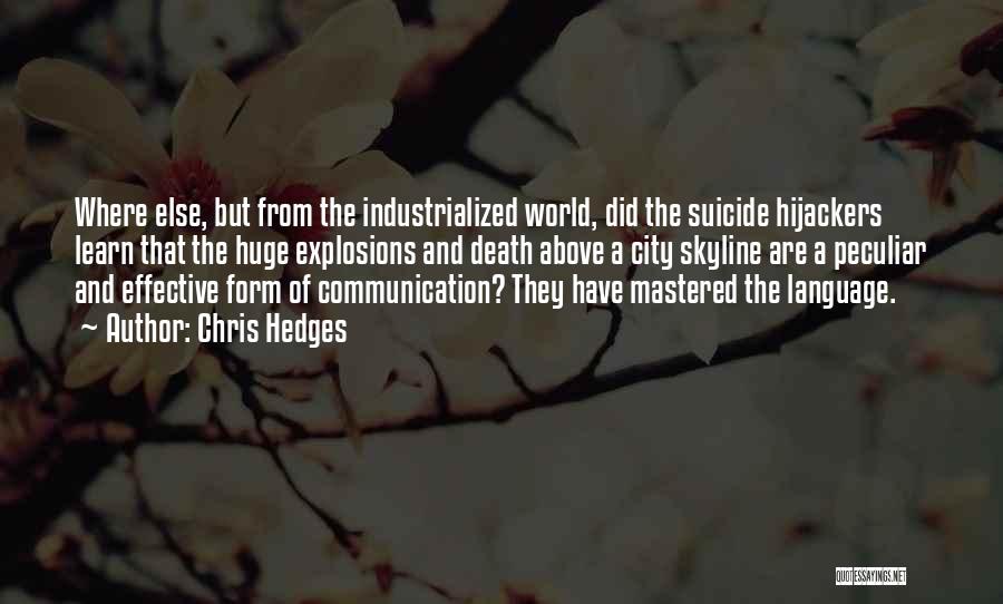 Death Suicide Quotes By Chris Hedges