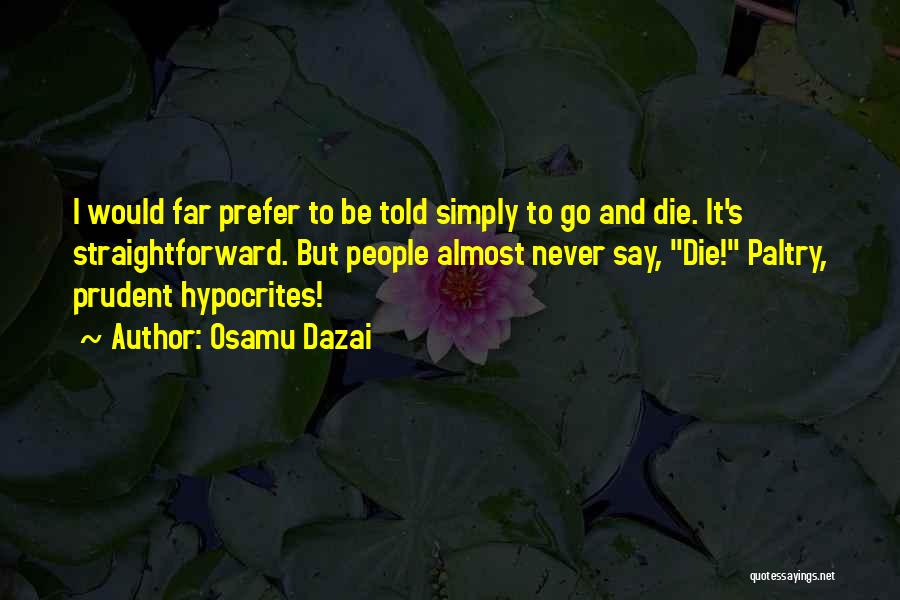 Death Suicide Quotes By Osamu Dazai