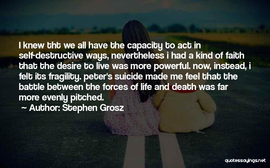 Death Suicide Quotes By Stephen Grosz