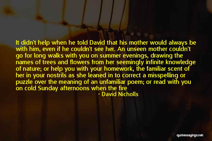 Death Sunday Quotes By David Nicholls Death Sunday Quotes By David Nicholls