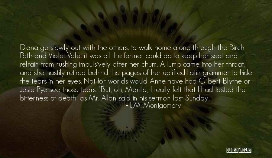 Death Sunday Quotes By L.M. Montgomery Death Sunday Quotes By L.M. Montgomery