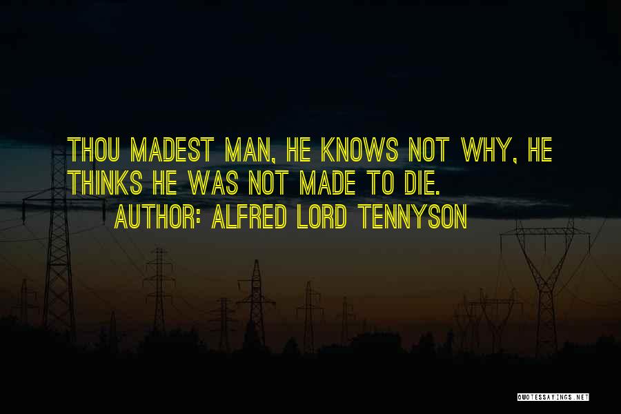 Death Tennyson Quotes By Alfred Lord Tennyson