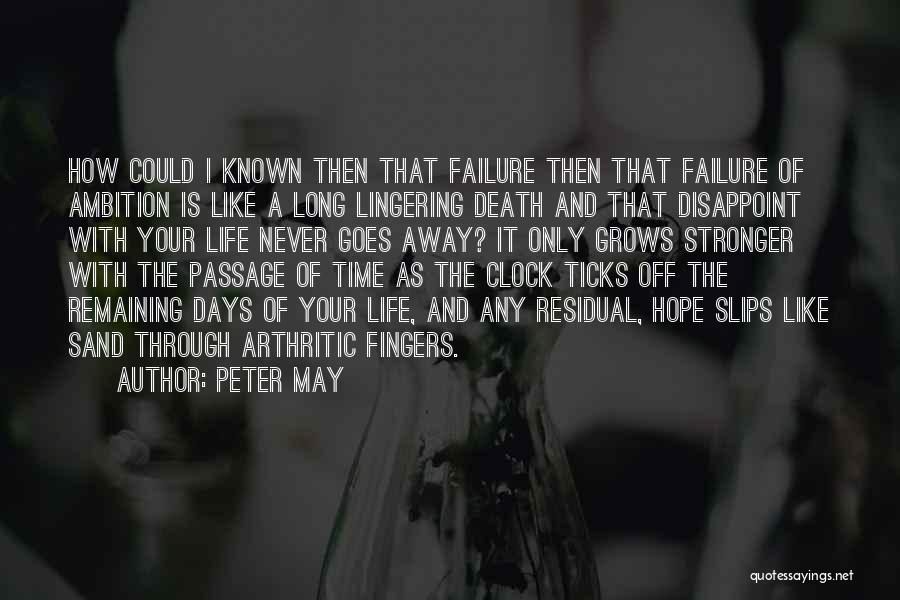 Death The Time Of Your Life Quotes By Peter May