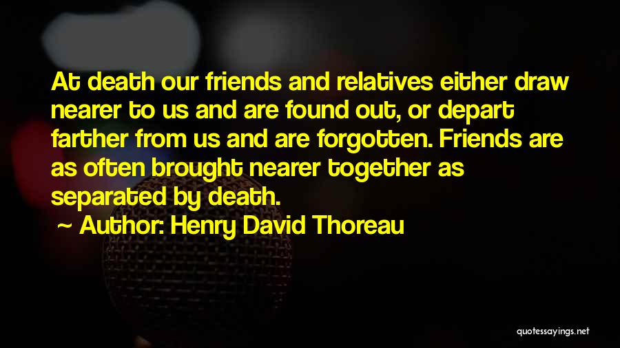 Death Thoreau Quotes By Henry David Thoreau