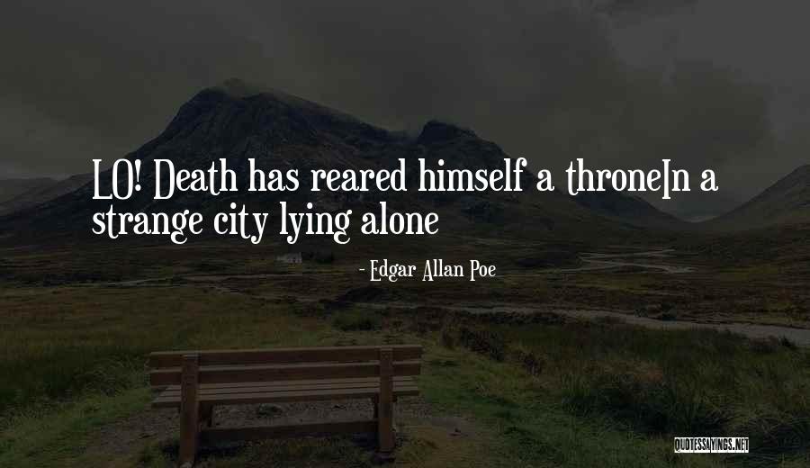 Death Throne Quotes By Edgar Allan Poe Death Throne Quotes By Edgar Allan Poe