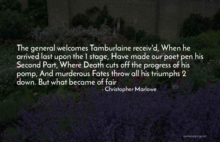 Death Throw Quotes By Christopher Marlowe Death Throw Quotes By Christopher Marlowe