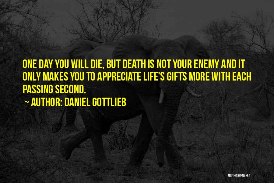 Death To Appreciate Life Quotes By Daniel Gottlieb