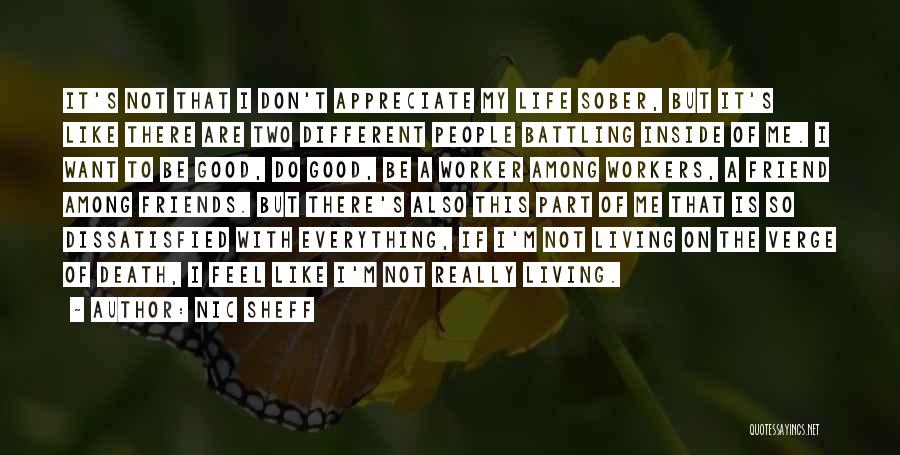 Death To Appreciate Life Quotes By Nic Sheff