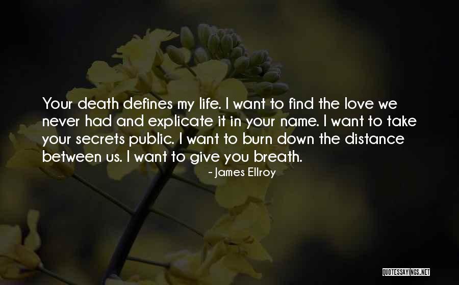 Death To Life Quotes By James Ellroy Death To Life Quotes By James Ellroy