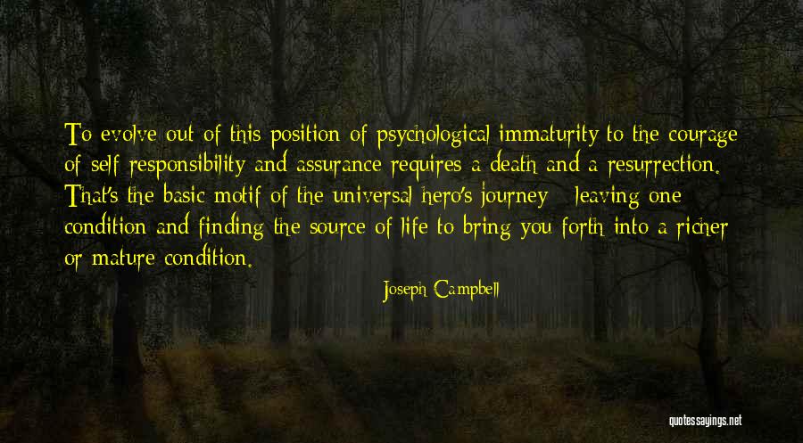 Death To Life Quotes By Joseph Campbell