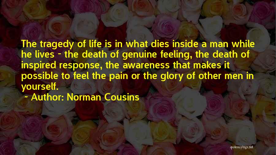 Death To Life Quotes By Norman Cousins