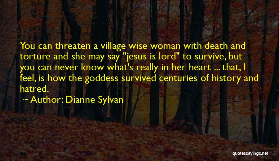 Death Woman Quotes By Dianne Sylvan