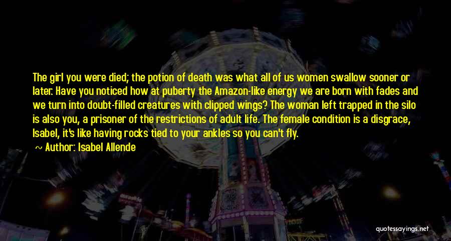 Death Woman Quotes By Isabel Allende