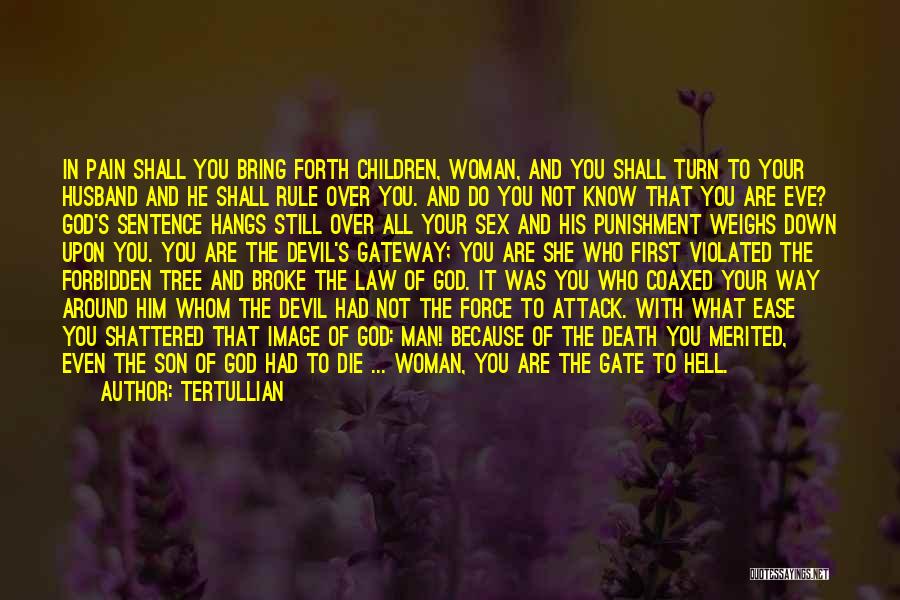 Death Woman Quotes By Tertullian