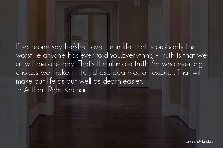 Death Would Be Easier Quotes By Rohit Kochar