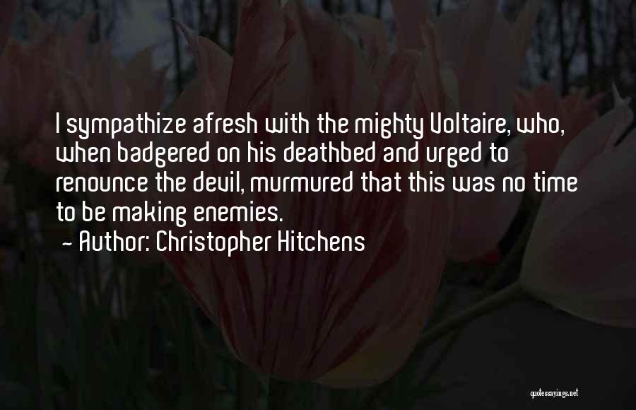 Deathbed Quotes By Christopher Hitchens