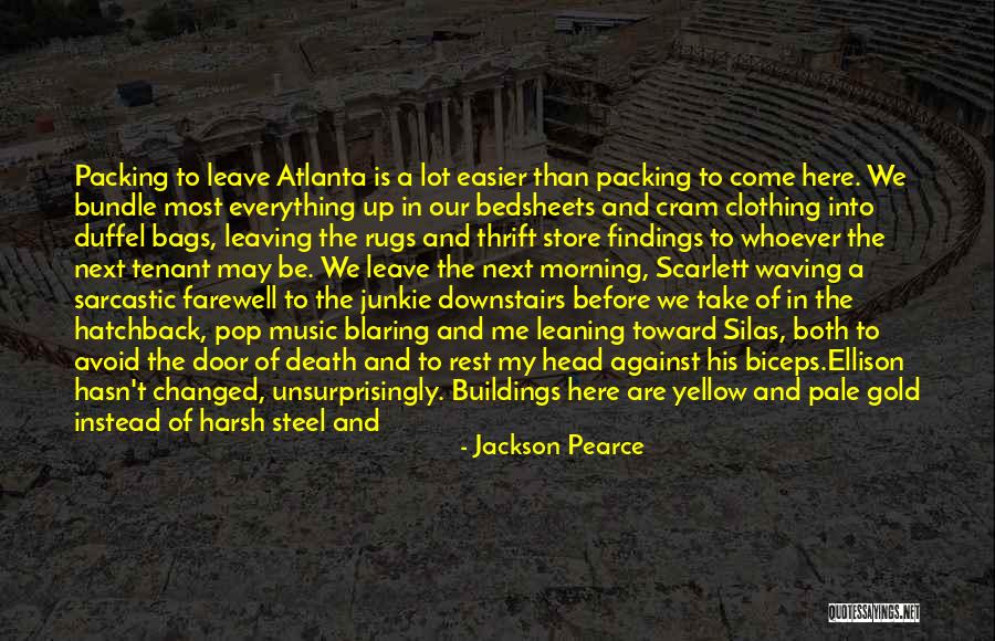 Death's Door Quotes By Jackson Pearce Death's Door Quotes By Jackson Pearce