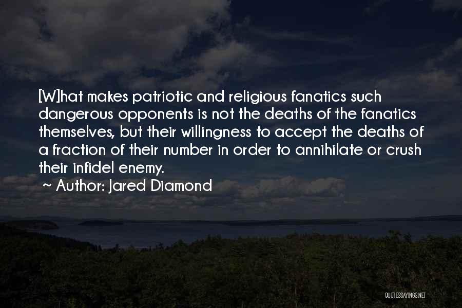 Deaths In War Quotes By Jared Diamond