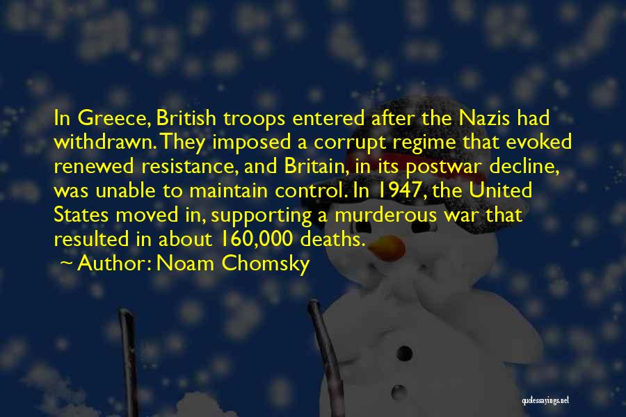 Deaths In War Quotes By Noam Chomsky