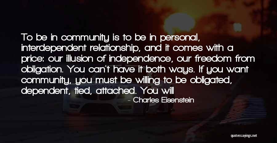 Deavers Peterson Quotes By Charles Eisenstein Deavers Peterson Quotes By Charles Eisenstein