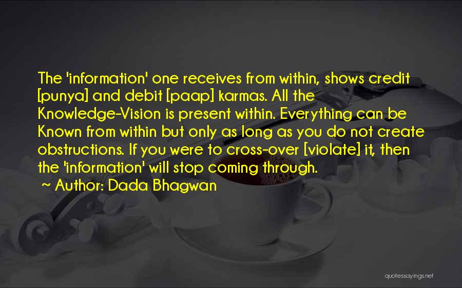 Debit And Credit Quotes By Dada Bhagwan