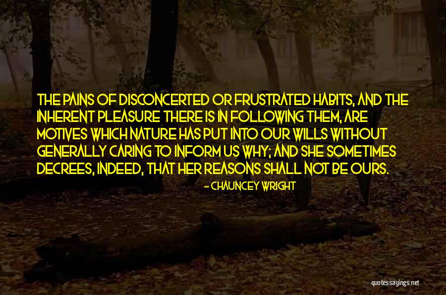 Debole In Inglese Quotes By Chauncey Wright Debole In Inglese Quotes By Chauncey Wright
