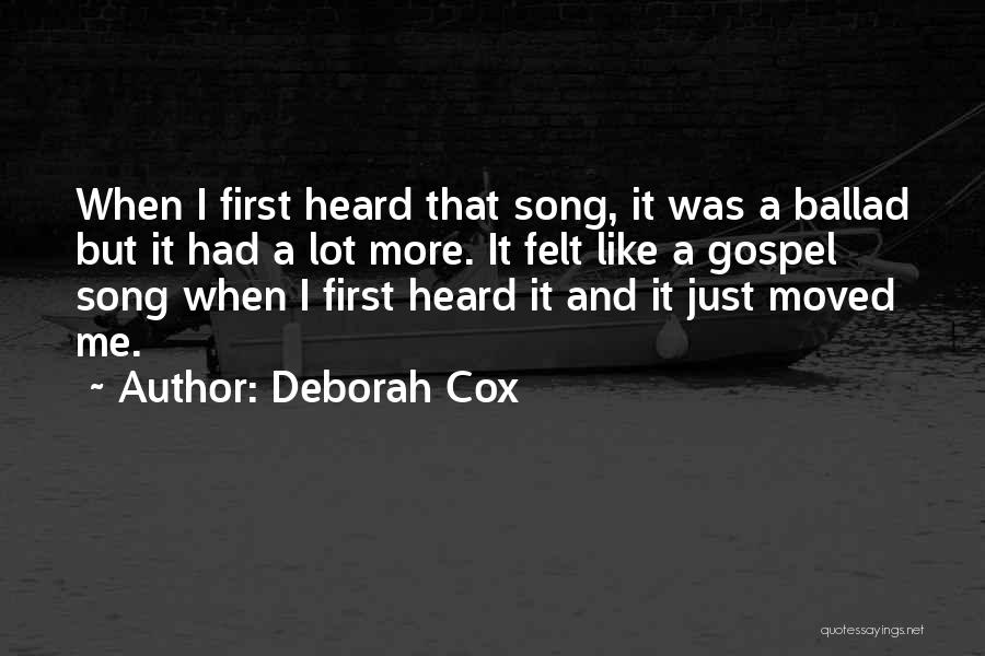 Deborah Cox Quotes 237614