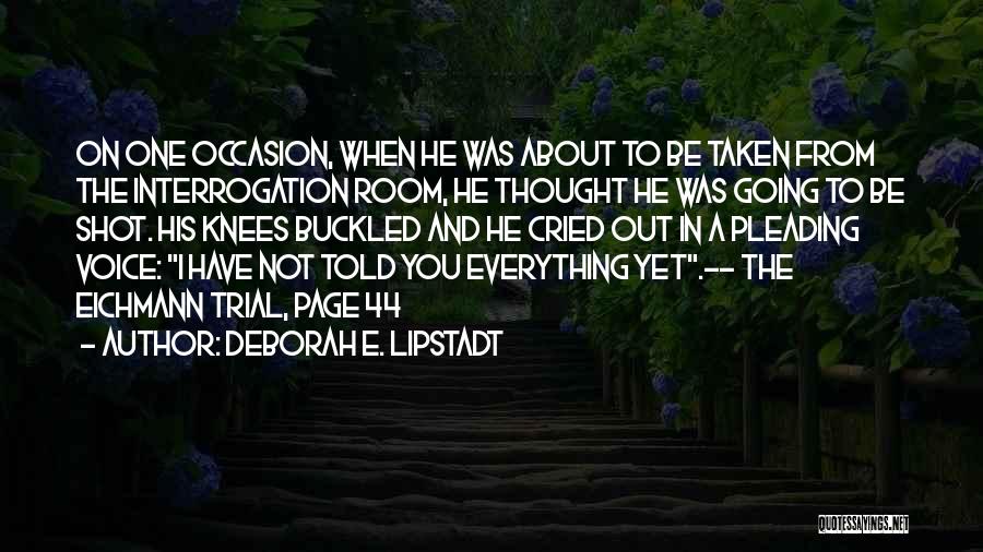 Deborah E. Lipstadt Quotes 1330714