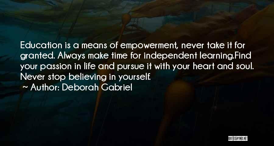 Deborah Gabriel Quotes 218393