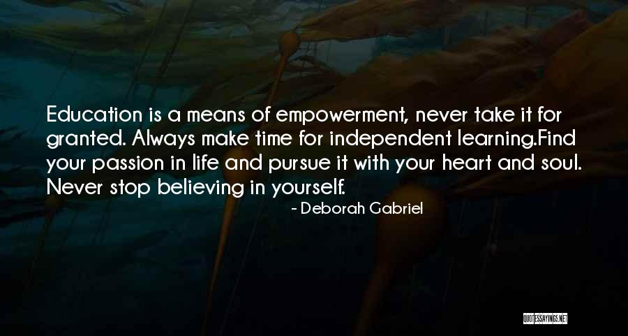 Deborah Gabriel Quotes 218393