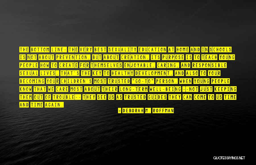 Deborah M. Roffman Quotes 268385 Deborah M. Roffman Quotes 268385