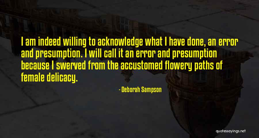 Deborah Sampson Quotes 1889581 Deborah Sampson Quotes 1889581