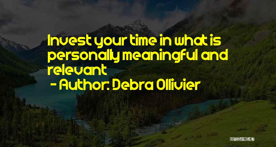 Debra Ollivier Quotes 1500119