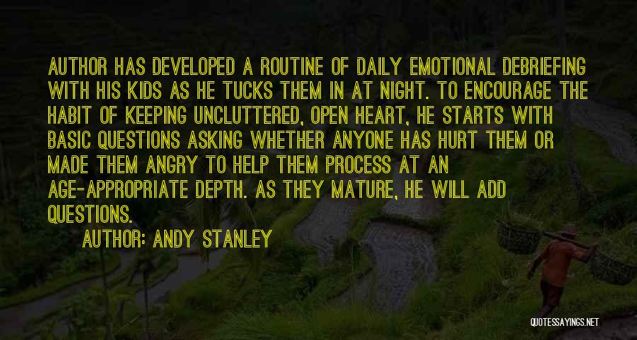 Debriefing Quotes By Andy Stanley
