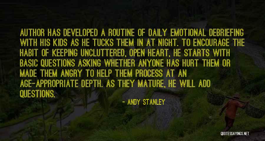 Debriefing Quotes By Andy Stanley