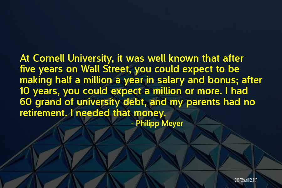Debt To Parents Quotes By Philipp Meyer Debt To Parents Quotes By Philipp Meyer