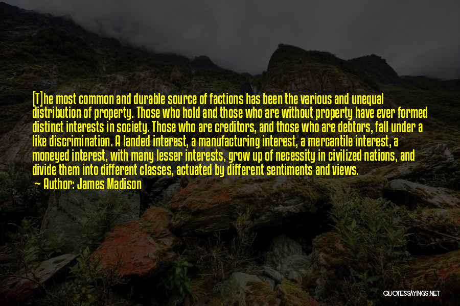 Debtors Quotes By James Madison