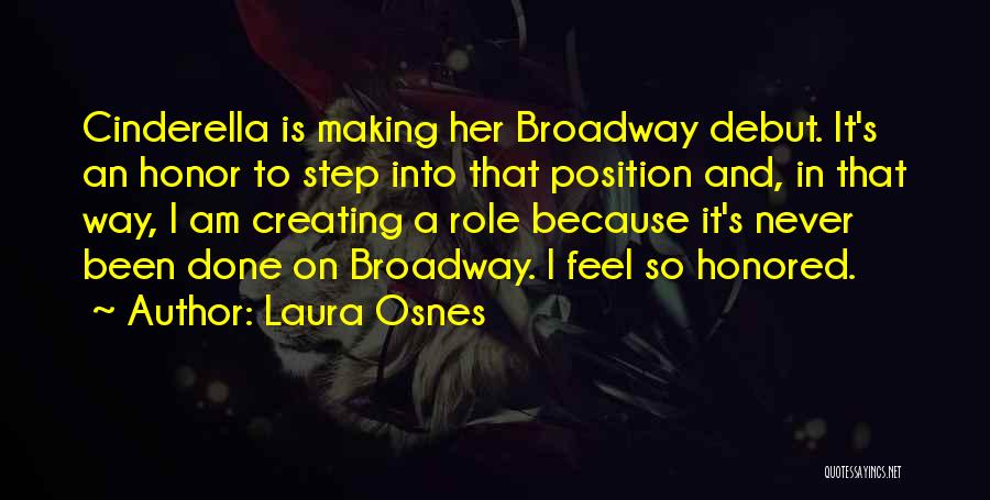 Debut Quotes By Laura Osnes