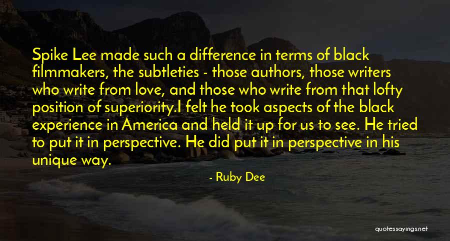 Debuted Synonym Quotes By Ruby Dee