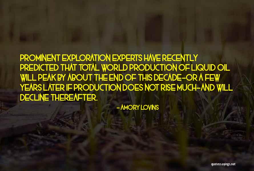 Decade Quotes By Amory Lovins